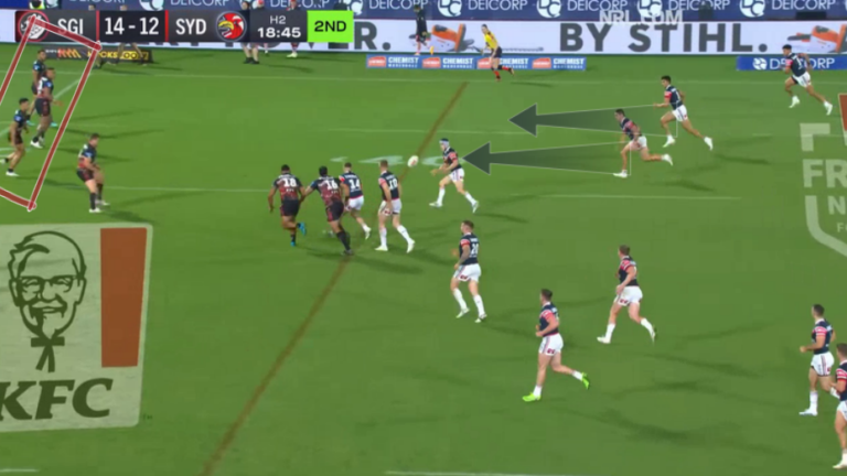 NRL Notepad: Roosters hitting the short side, a different block shape & a nice Origin try