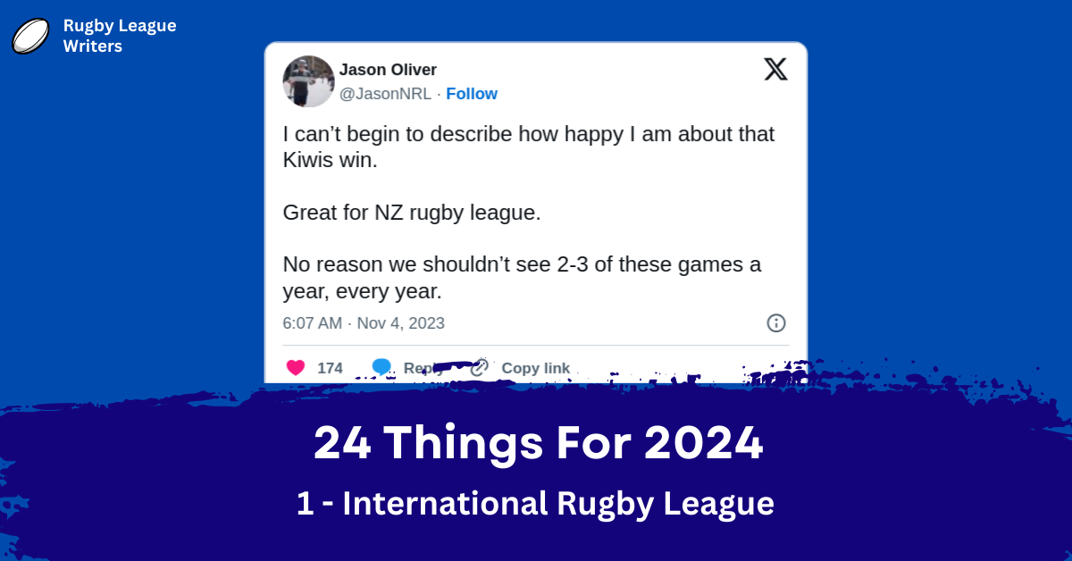 24 Things for NRL 2024 International Rugby League Rugby League Writers